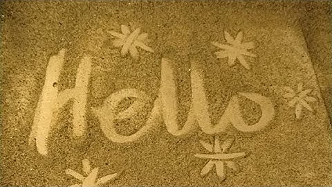 writing names #sandart #satisfying #asmr #foryou #live