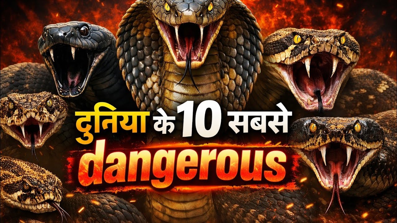 दुनिया के सबसे खतरनाक साफ़ 😱 || Would Most Dangerous snakes 🐍 || Science Ke Raaz