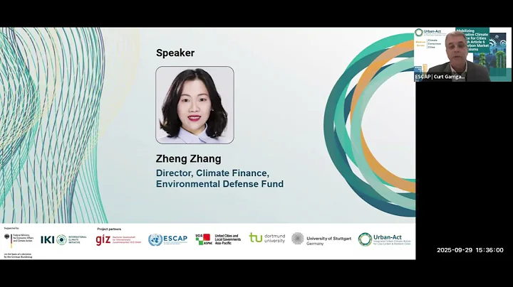 Mobilizing Innovative Climate Finance for Cities through Article 6 and Carbon Market Mechanisms