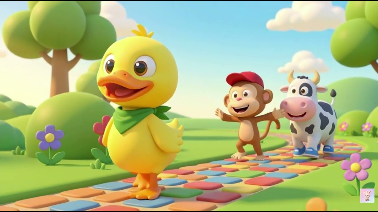 🐵 The Silly Animal Parade - Action Song & Animal Sounds for Toddlers