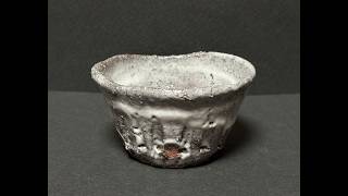 陶磁器 058: ぐい呑 029: 藤村小春 萩 ぐい呑. Ceramic Guinomi, Sake