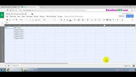 Hướng dẫn cách Đánh dấu dòng màu xen kẽ trong Google Sheets