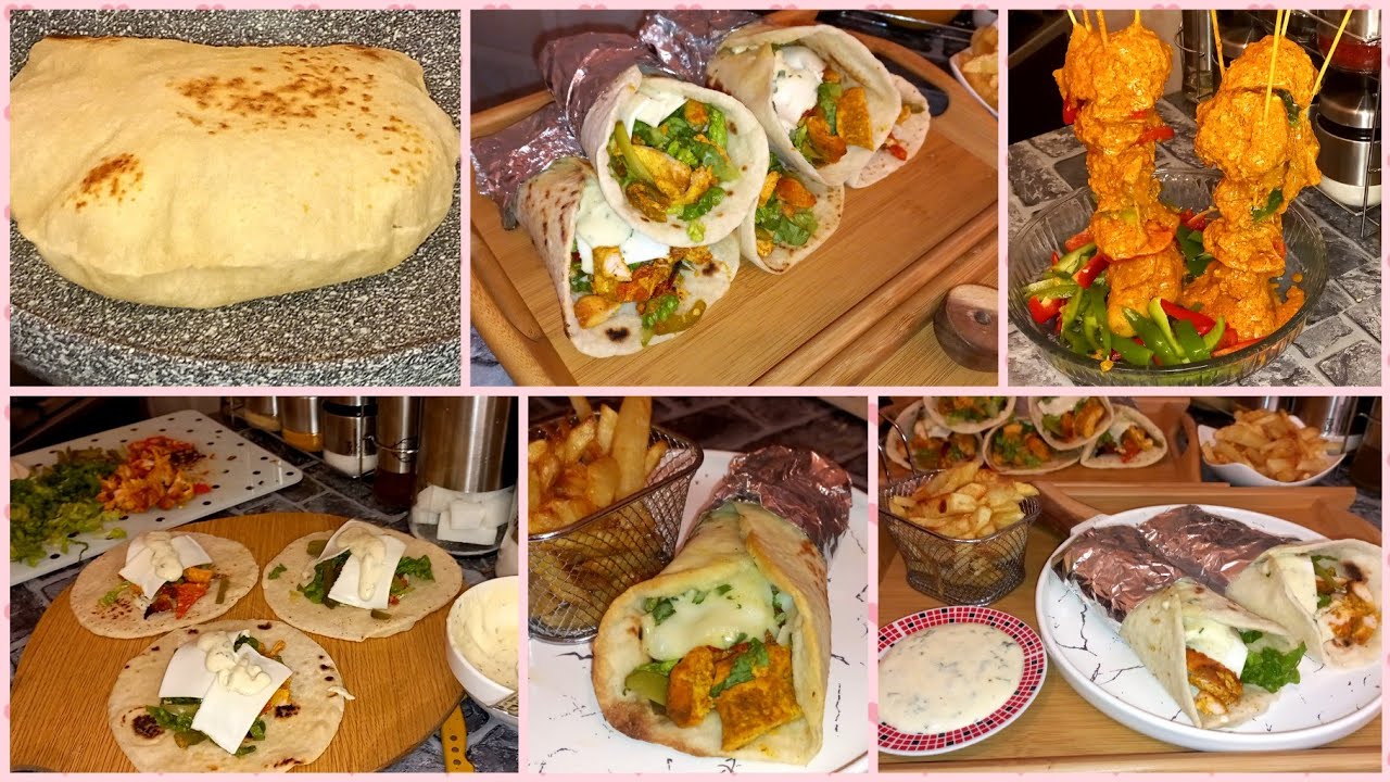 شوارما منزلية إدماان😋أحسن من المحلات من الخبز للصلصة يذوقوها يهبلوك عليها تعاوديها بطريقة سهلة رووعة