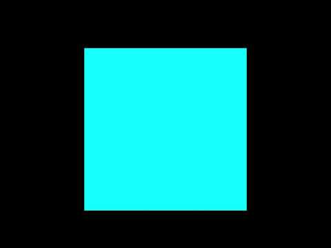 Cyan Square Black Background Up To Down