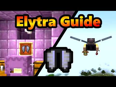 Minecraft Elytra Guide: How to find and use the Elytra correctly! (Beginner's Tutorial)