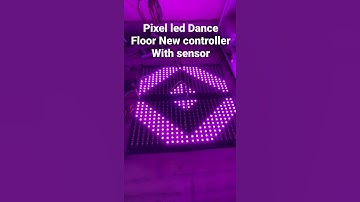 Pixel led dance floor controller with sensor