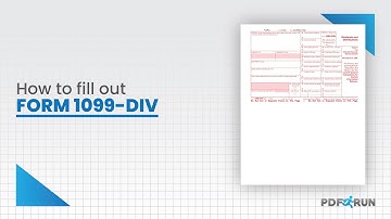 How to Fill Out Form 1099-DIV (Dividends and Contributions) | PDFRun