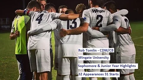 Rob Tomlin - Wingate University - CDM/CB - Sophomo...