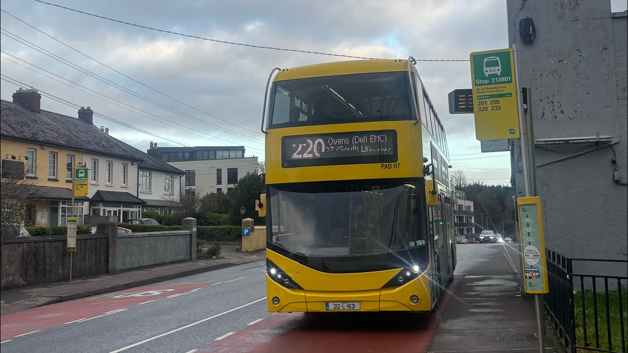 Автобус Ирландия PAD117 ADL Enviro400ER Маршрут 220 Дуглас — Деннехис-Кросс