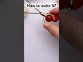 How to make it?#shorts #shortsfeed #diy #craft #diycrafts #handmade #howto #pendant #fashion #knot
