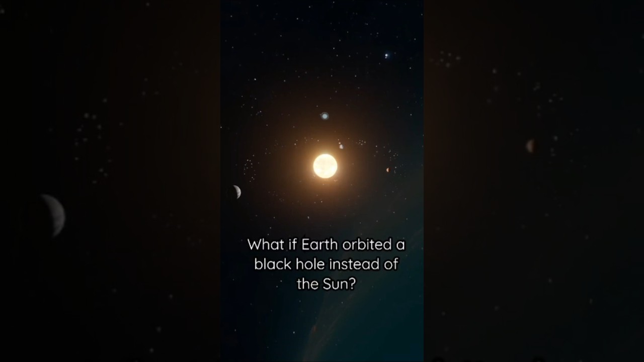 What if Earth orbited a black hole instead of the Sun?