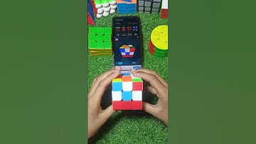 USA Flag Pattern on Cube in Seconds! 🇺🇸🔥 #shorts #rubikscube #flag
