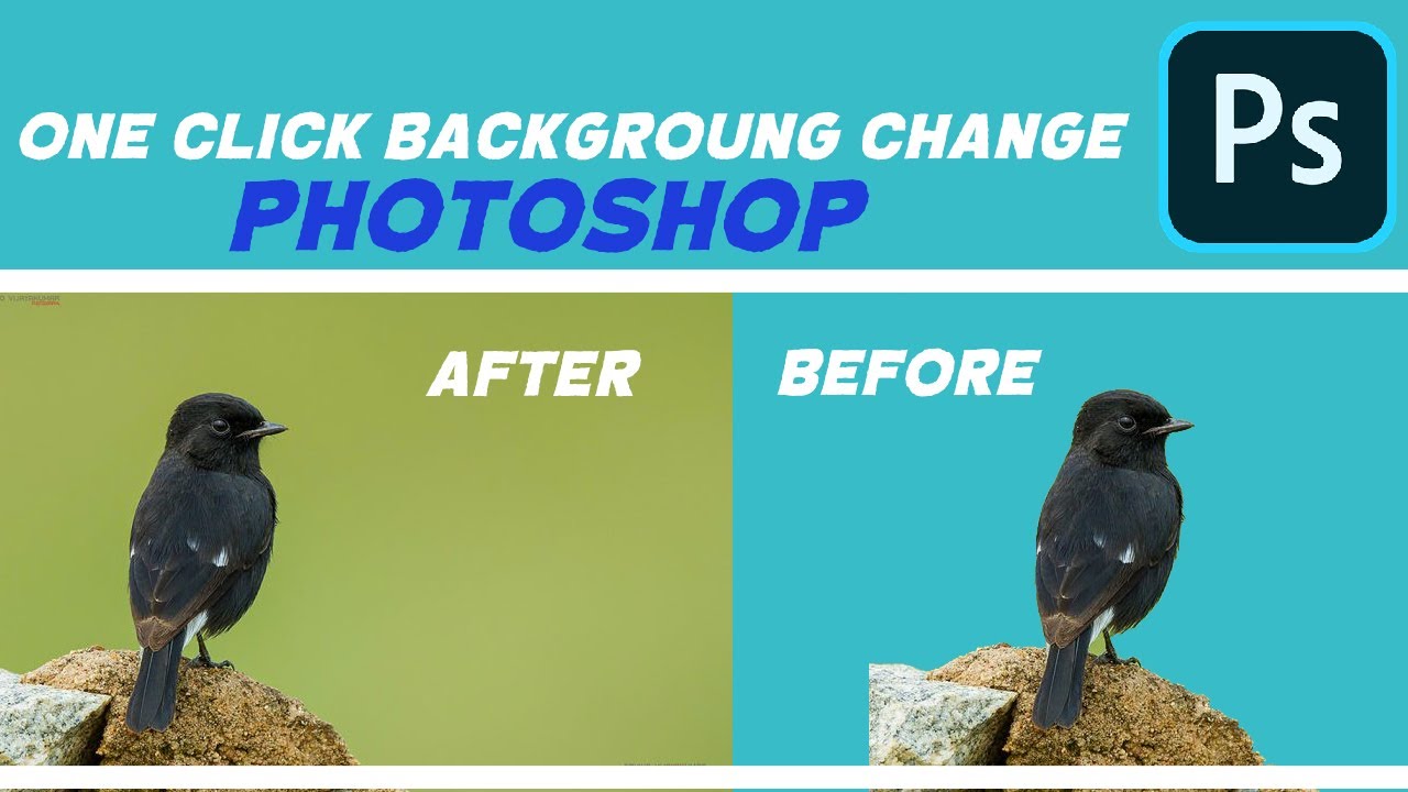 One Click Background Change in Photoshop 2021 - Best Background Removel Tool in Adobe Photoshop