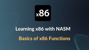 Learning x86 with NASM - Basics of x86 functions/procedures