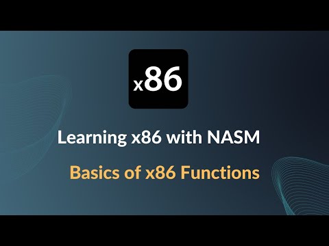 Learning x86 with NASM - Basics of x86 functions/procedures