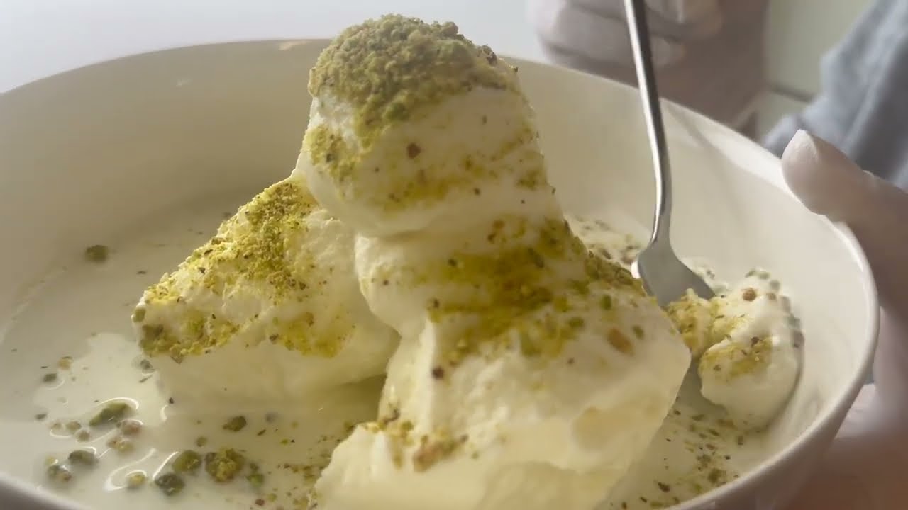 Sheeryakh Afghanistan  طرز تهیه شیریخ افغانی در خانه #dessert #food #recipe #afghanistan #icecream