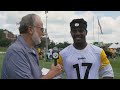Camp Convo with Germie Bernard | Pittsburgh Steelers