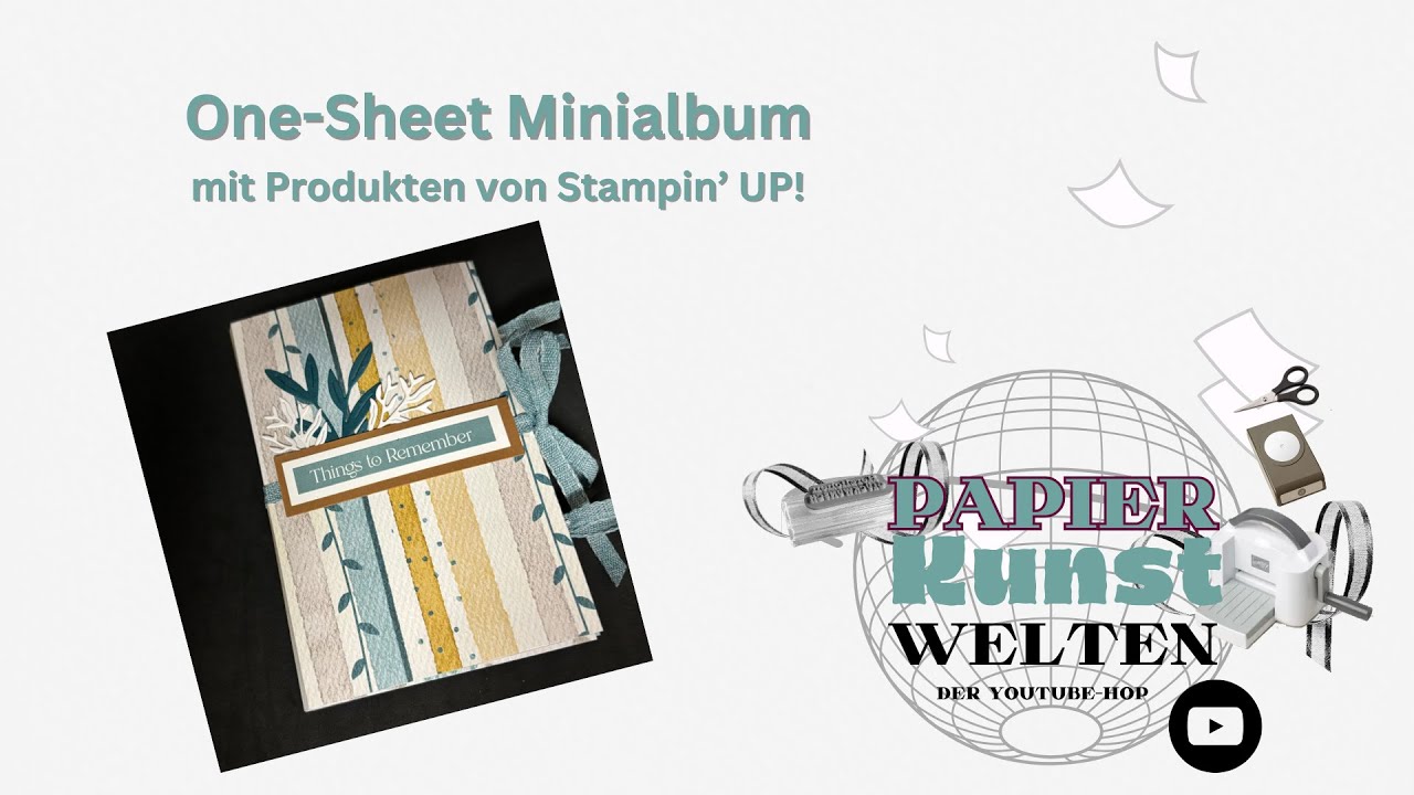 One-Sheet Minialbum mit Produkten von Stampin' UP!