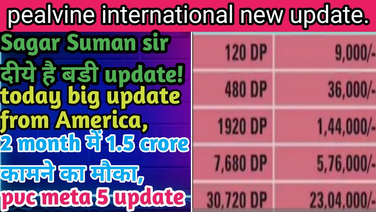 pealvine new update today ll pvc meta 5 big update from America