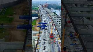 Construction site of Yanji Yangtze River Bridge #technology #highway #scenichighway #infrastructure