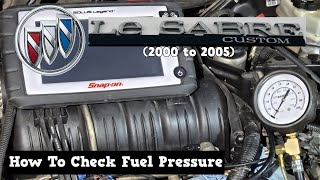 How to Check Fuel Pressure (00 to 05) Buick LeSabre