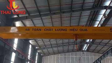 Cầu trục 5 tấn dầm đôi khẩu độ 11,5m ở Hưng Yên