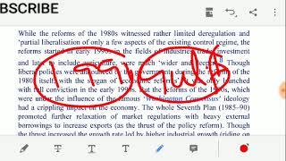 INDIAN ECONOMY by RAMESH SINGH/chapter -6- ECONOMIC REFORMS in TAMIL for UPSC and GROUP 1