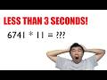 Number Sense / Mental Math: How to INSTANTLY multiply any number by 11!