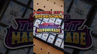 Twilight Masquerade Master Set Breakdown #pokemon #pokemonbinder #pokemoncollection #shorts
