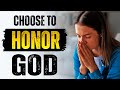 Honor god with your life  keep the faith  inspirational  motivational