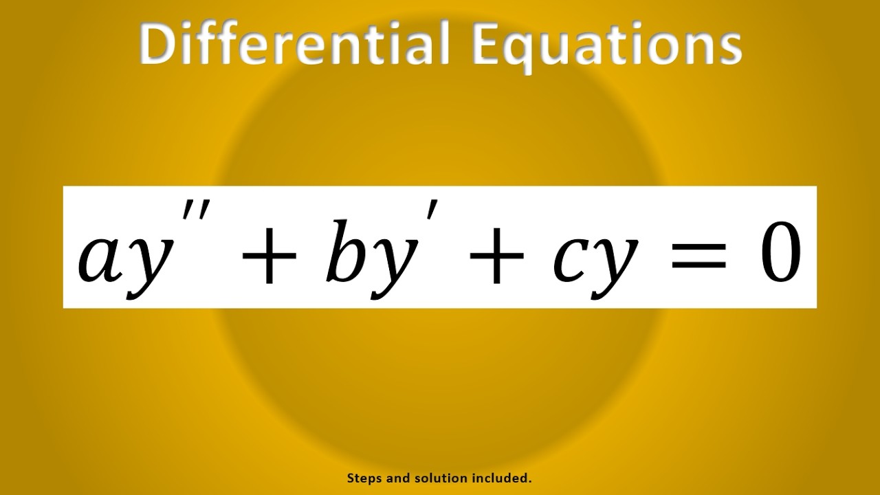 Differential Equations 060