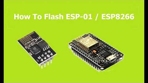 How to flash esp8266 and ESP01 (Free package file)