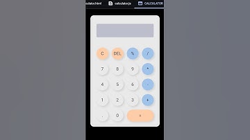 JavaScript Calculator design 🚀😱||#shortsfeed #shorts #youtubeshorts