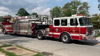 Engine and Truck 13(Reserve Truck 92) Responding to an odor of gas in a commercial building
