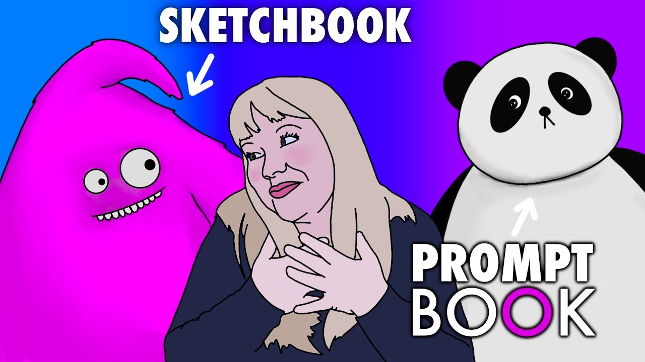 5 моих ЛУЧШИХ персонажей, придуманных по мотивам книг по искусству, альбомов для рисования и прео...