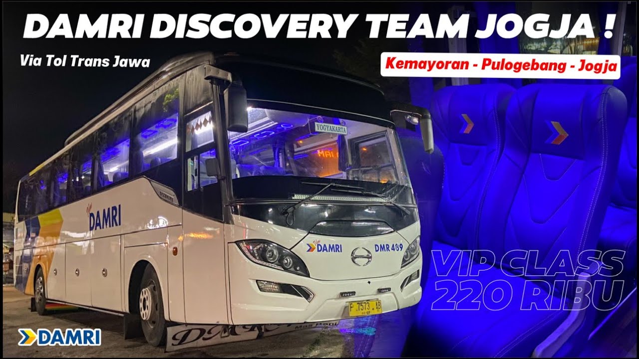 NAIK BUS DAMRI UNIT EX BIS KOTA PPD DIPAKAI RUTE JAKARTA JOGJA VIA UTARA‼️ Trip Damri DMR 489