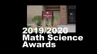 2020 Math and Science Awards