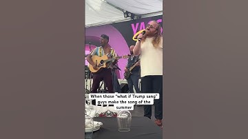 Thumbnail of When those “What if Trump sang” guys make the song of the summer #singer #summer #whatiftrumpsang