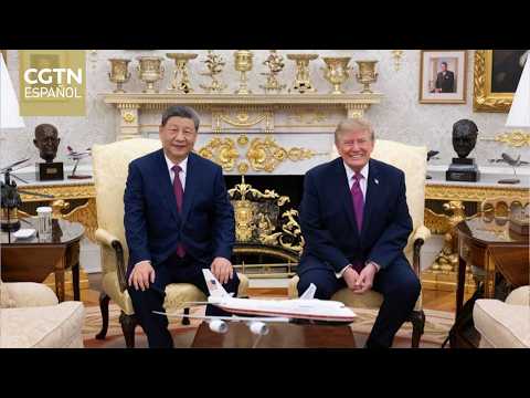 President Xi Jinping holds talks with US President Donald Trump