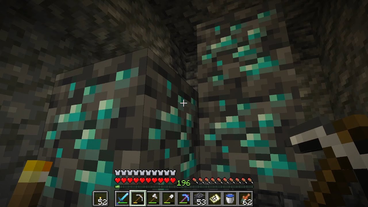 Late-Game Minecraft 445 :: Branch Mining for Diamonds - YouTube