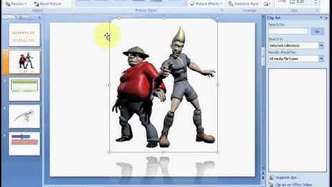 MS Powerpoint 2007 Tutorial in Hindi - Insert Picture, Clip Art, Chart etc