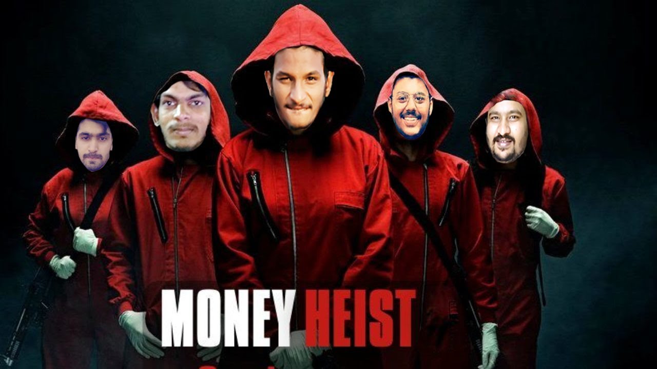 GTA 5 Money Heist Bank Robbery | Hyper King Telugu Gamer