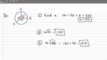 10-2 Measuring Angles and Arcs