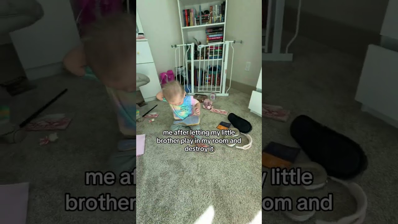fun playtime! #babybrother #foryou #fyp #relatable #messy