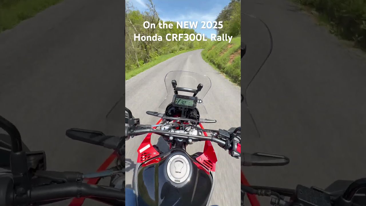 First Ride On The NEW 2025 Honda CRF300L Rally Adventureriding Newbikeday