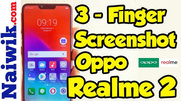 3 finger screenshot in Oppo Realme 2  | ColorsOS 5.1