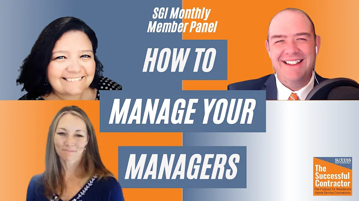 How to Effectively Manage Your Managers  SGI Panel...