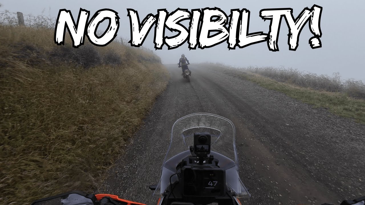 Clear Roads to Zero Visibility on the KTM 390 Adventure R