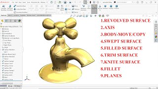 SolidWorks Advanced Tutorial Water Tap