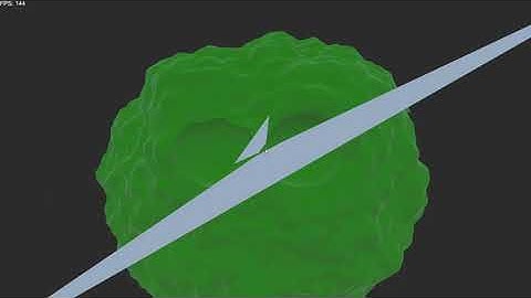 Laser Destructable Planet (Marching Cubes)